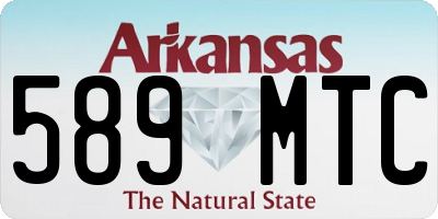 AR license plate 589MTC