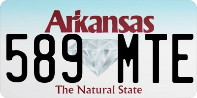AR license plate 589MTE