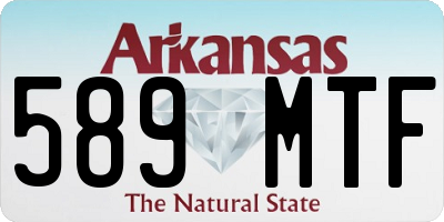 AR license plate 589MTF