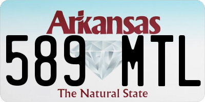 AR license plate 589MTL