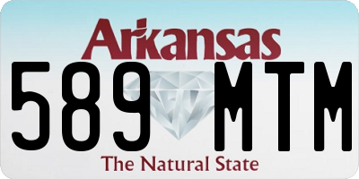AR license plate 589MTM