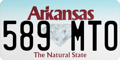 AR license plate 589MTO
