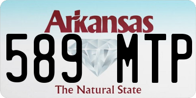 AR license plate 589MTP