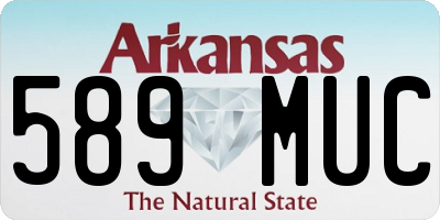 AR license plate 589MUC