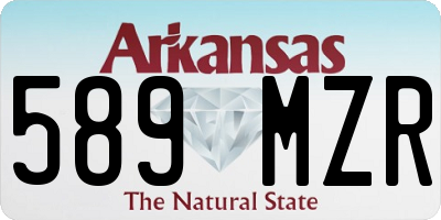 AR license plate 589MZR