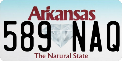 AR license plate 589NAQ