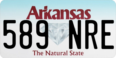AR license plate 589NRE