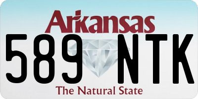 AR license plate 589NTK