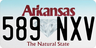AR license plate 589NXV