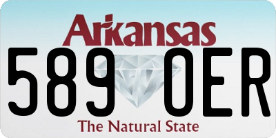 AR license plate 589OER