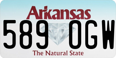 AR license plate 589OGW