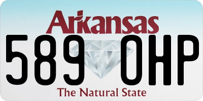 AR license plate 589OHP