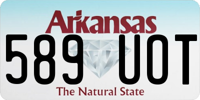 AR license plate 589UOT
