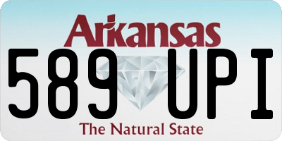 AR license plate 589UPI