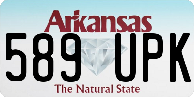 AR license plate 589UPK
