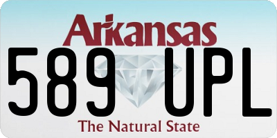 AR license plate 589UPL