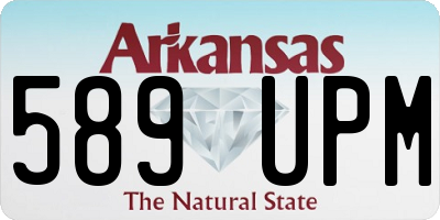 AR license plate 589UPM
