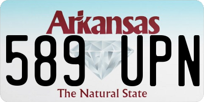 AR license plate 589UPN