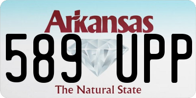 AR license plate 589UPP