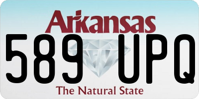 AR license plate 589UPQ