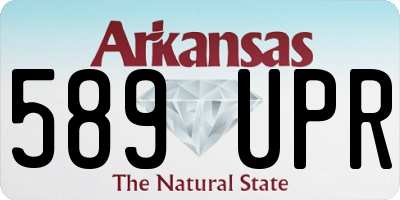 AR license plate 589UPR