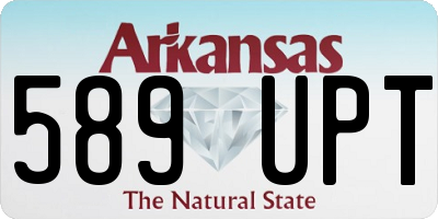AR license plate 589UPT