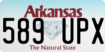 AR license plate 589UPX