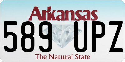 AR license plate 589UPZ