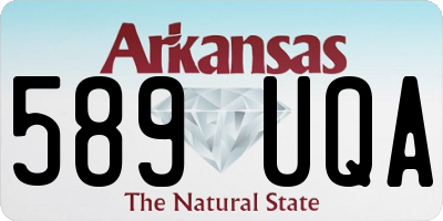 AR license plate 589UQA