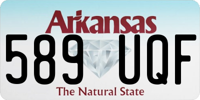 AR license plate 589UQF