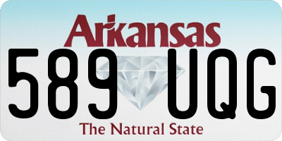 AR license plate 589UQG
