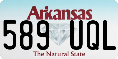 AR license plate 589UQL