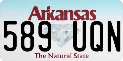 AR license plate 589UQN
