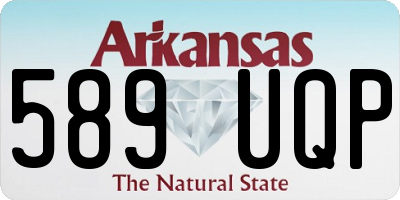 AR license plate 589UQP