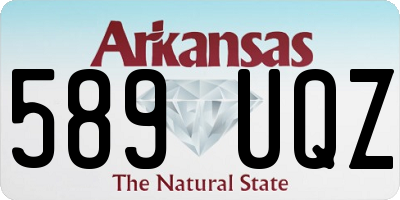 AR license plate 589UQZ