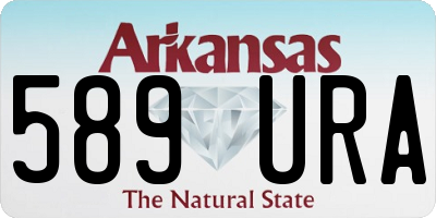 AR license plate 589URA