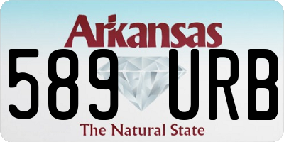 AR license plate 589URB