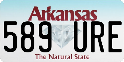 AR license plate 589URE