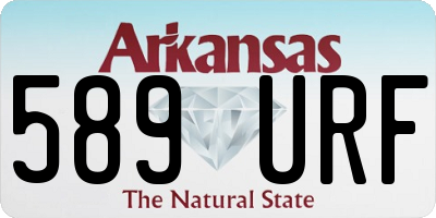 AR license plate 589URF