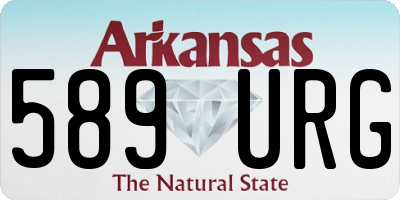 AR license plate 589URG