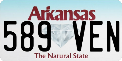 AR license plate 589VEN