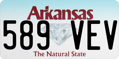 AR license plate 589VEV