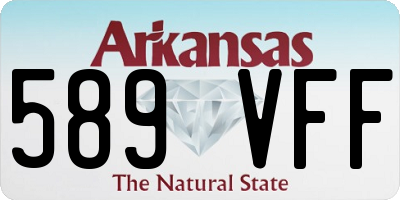 AR license plate 589VFF