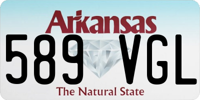 AR license plate 589VGL
