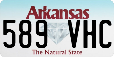 AR license plate 589VHC