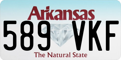 AR license plate 589VKF