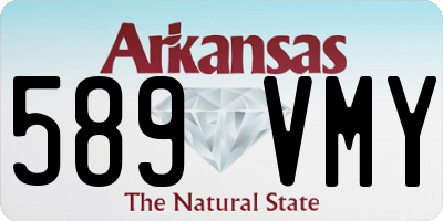 AR license plate 589VMY