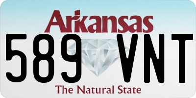 AR license plate 589VNT