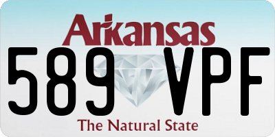 AR license plate 589VPF