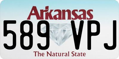 AR license plate 589VPJ